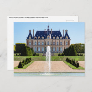 Chateau en parc de Sceaux in de zomer - Frankrijk Briefkaart