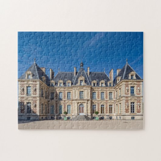Chateau en parc de Sceaux in de zomer - Frankrijk Legpuzzel (Horizontaal)