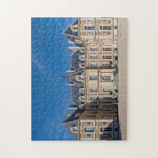 Chateau en parc de Sceaux in de zomer - Frankrijk Legpuzzel (Verticaal)