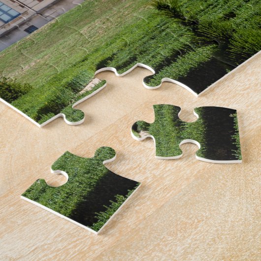 Chateau en parc de Sceaux in de zomer - Frankrijk Legpuzzel (Zijkant)