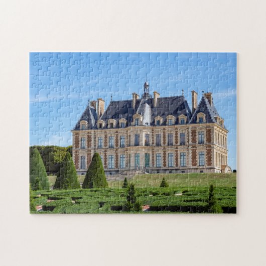Chateau en parc de Sceaux in de zomer - Frankrijk Legpuzzel (Horizontaal)