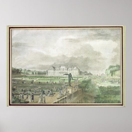 Chateau en tuin van Sceaux Poster (Voorkant)