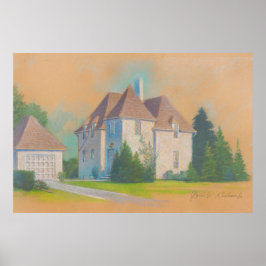 Chateau Fleur-de-Lis – Kulhanek (1969) Poster