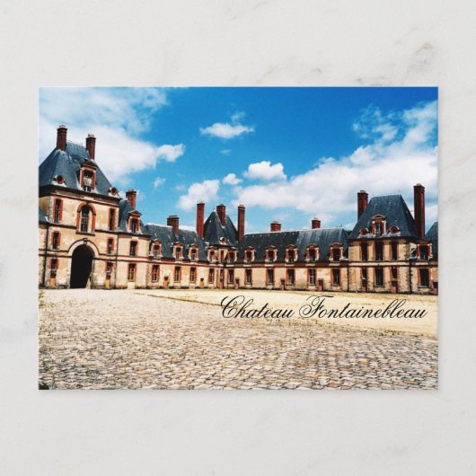 Chateau Fontainebleau, Frankrijk Briefkaart (Voorkant)
