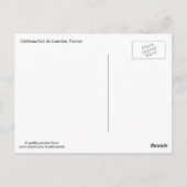Château fort de Lourdes, Vintage van Frankrijk Briefkaart (Achterkant)