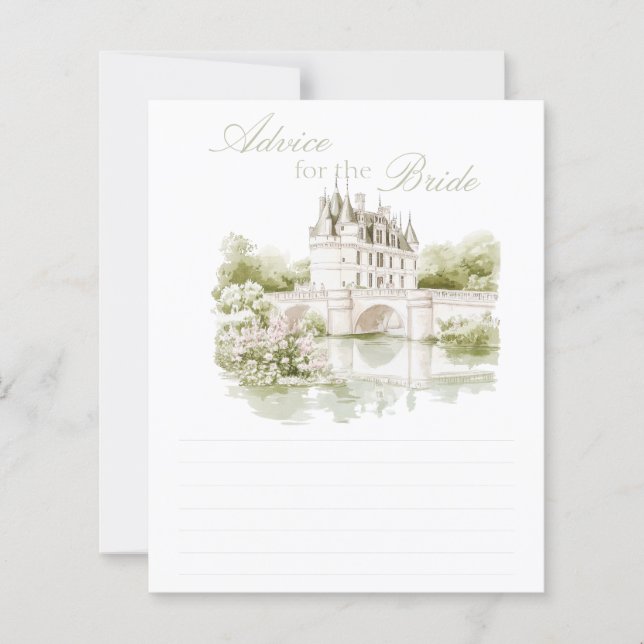 Chateau Franse Romance advies voor de bruid (Voorkant)