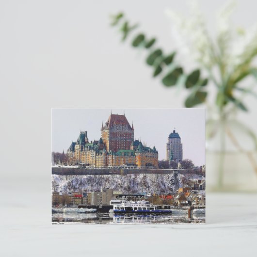 Château Frontenac Briefkaart (Staand voorkant)