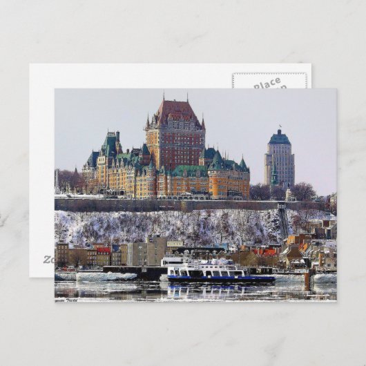 Château Frontenac Briefkaart (Voorkant / Achterkant)