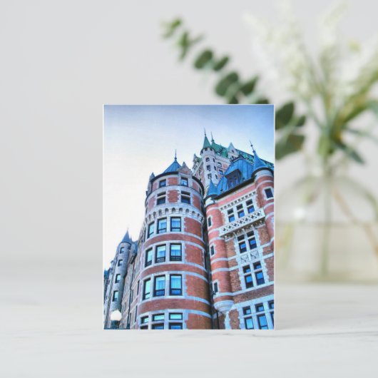 Chateau Frontenac Briefkaart (Staand voorkant)
