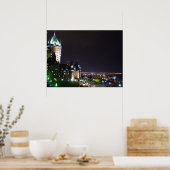Chateau Frontenac Castle Boardwalk Quebec Poster (Keuken)