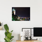 Chateau Frontenac Castle Boardwalk Quebec Poster (Thuiskantoor)