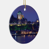Chateau Frontenac Castle Night Quebec Ornament (Rechts)
