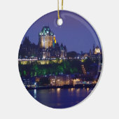 Chateau Frontenac Castle Night Quebec Ornament (Links)