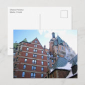 Chateau Frontenac, Quebec, Canada Briefkaart (Voorkant / Achterkant)