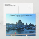 Chateau Frontenac, Quebec, Canada Briefkaart (Voorkant / Achterkant)