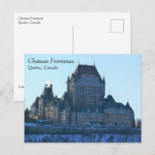 Chateau Frontenac, Quebec, Canada Briefkaart (Voorkant / Achterkant)