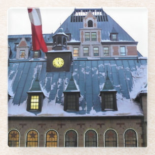 Chateau Frontenac, Quebec, Canada Glazen Onderzetter