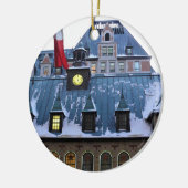 Chateau Frontenac, Quebec, Canada Keramisch Ornament (Links)