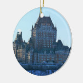 Chateau Frontenac, Quebec, Canada Keramisch Ornament (Links)