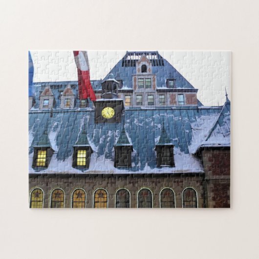 Chateau Frontenac, Quebec, Canada Legpuzzel (Horizontaal)