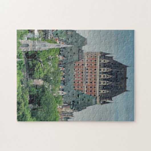 Chateau Frontenac, Quebec, Canada Legpuzzel (Horizontaal)