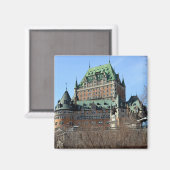 Château Frontenac, Québec, Canada Magneet (Voorkant / Achterkant)