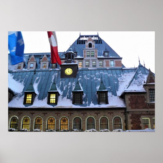 Chateau Frontenac, Quebec, Canada Poster (Voorkant)
