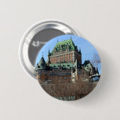 Château Frontenac, Québec, Canada Ronde Button 5,7 Cm (Voorkant /achterkant)