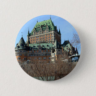 Château Frontenac, Québec, Canada Ronde Button 5,7 Cm