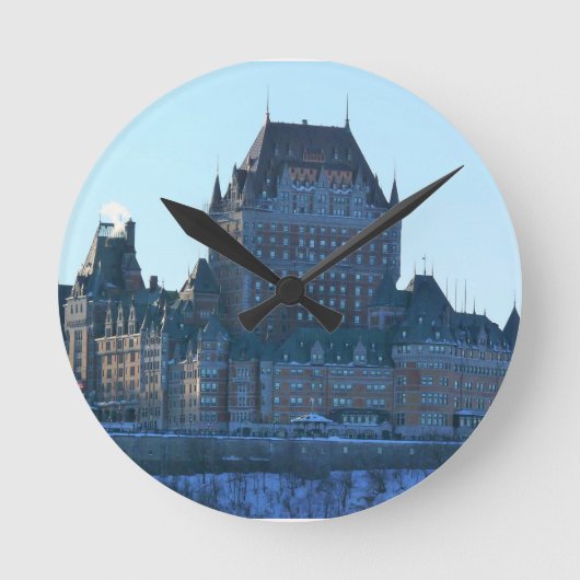 Chateau Frontenac, Quebec, Canada Ronde Klok (Voorkant)