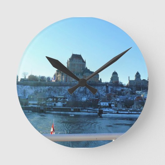 Chateau Frontenac, Quebec, Canada Ronde Klok (Voorkant)