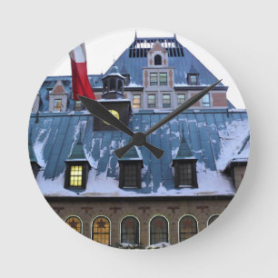 Chateau Frontenac, Quebec, Canada Ronde Klok