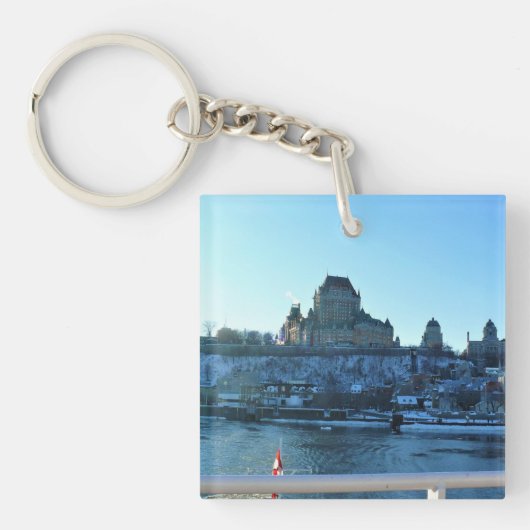 Chateau Frontenac, Quebec, Canada Sleutelhanger (voorkant)