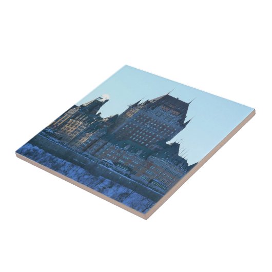 Chateau Frontenac, Quebec, Canada Tegeltje (Zijkant)