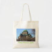 Château Frontenac, Québec, Canada Tote Bag (Voorkant)