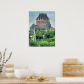 Chateau Frontenac Quebec City Poster (Keuken)