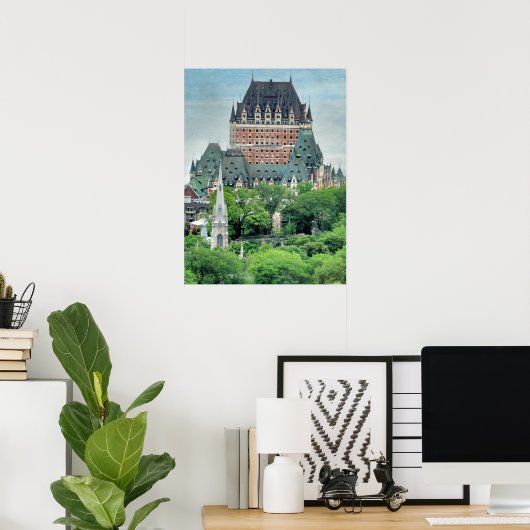 Chateau Frontenac Quebec City Poster (Thuiskantoor)