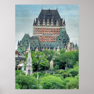 Chateau Frontenac Quebec City Poster