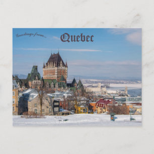 Chateau Frontenac Quebec City Quebec Briefkaart