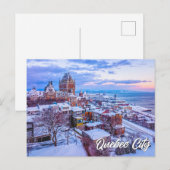 Chateau Frontenac, Quebec Stad, Quebec, Canada Briefkaart (Voorkant / Achterkant)