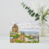 Chateau Frontenac, Quebec Stad, Quebec, Canada Briefkaart (Staand voorkant)