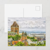 Chateau Frontenac, Quebec Stad, Quebec, Canada Briefkaart (Voorkant / Achterkant)