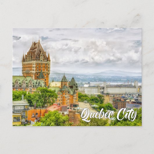 Chateau Frontenac, Quebec Stad, Quebec, Canada Briefkaart (Voorkant)