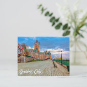 Chateau Frontenac, Quebec Stad, Quebec, Canada Briefkaart (Staand voorkant)