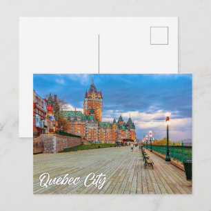 Chateau Frontenac, Quebec Stad, Quebec, Canada Briefkaart