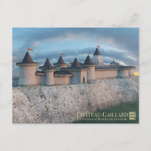 Château-Gaillard, at the sunrise Briefkaart