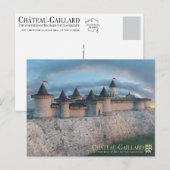 Château-Gaillard, at the sunrise Briefkaart (Voorkant / Achterkant)