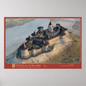 Château-Gaillard, dat uitkijkt op de Kleine Andely Poster (Voorkant)