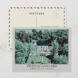 Château-Gaillard in de Loirevallei, Frankrijk Briefkaart