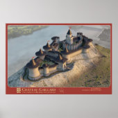Château-Gaillard kijkt naar Petit Andely Poster (Voorkant)